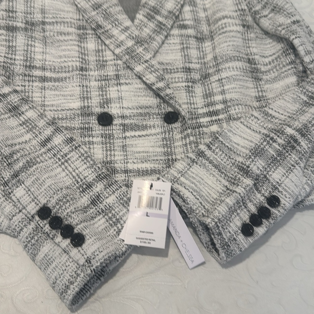 ๐HP๐Amanda & Chelsea Double Breasted Cropped Jacket. Ladies Large. - Picture 7 of 14